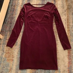 Velvet Red Forever 21 Dress